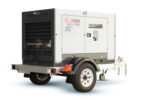 FS-Curtis FAC-75BC towable diesel air compressor (rear angle view)